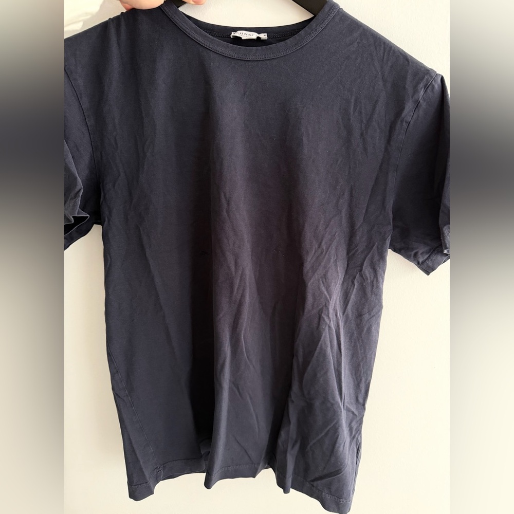 Sunspel Classic Dark Blue Tee